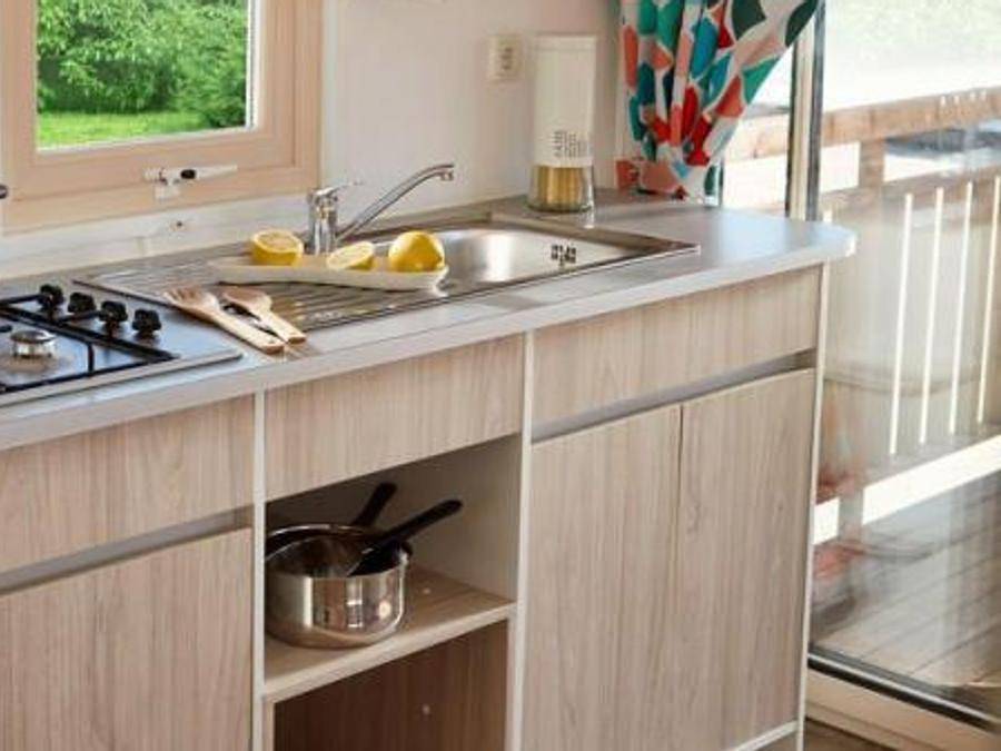 Camping Fontisson - Mobilhome 6 personas - 2 habitaciones para 4/6 personas in Châteauneuf-de-Gadagne, Vaucluse