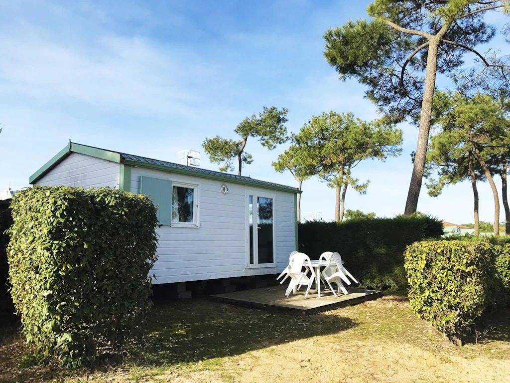 Zecamping 4* parc aquatique 2km plage chiens acceptés locatif 21m2 in L'Aiguillon-la-Presqu'île, Vendée