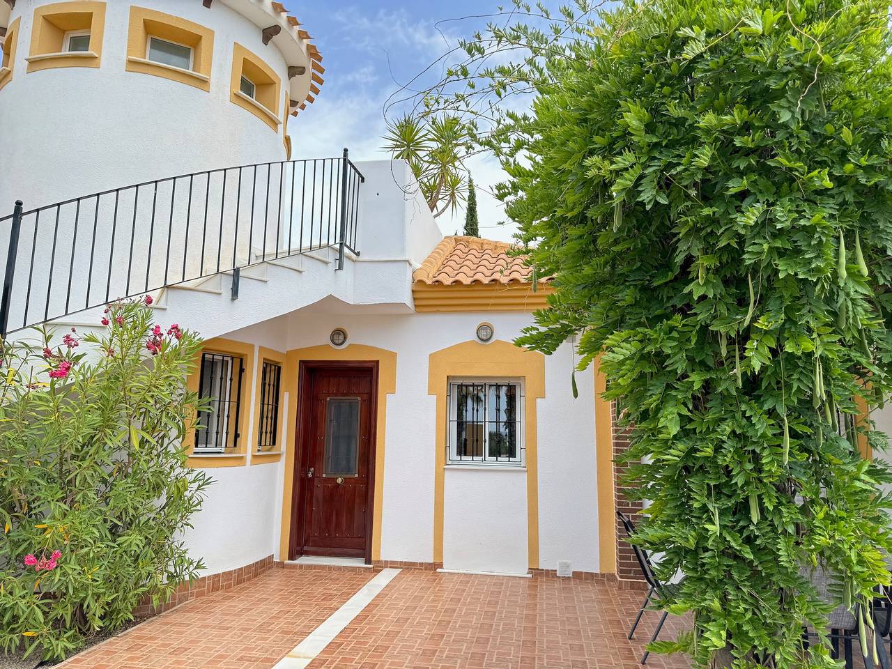 Villa Maravilla con vistas a la montaña, piscina y Wi-Fi in Mazarron Country Club, Mazarrón