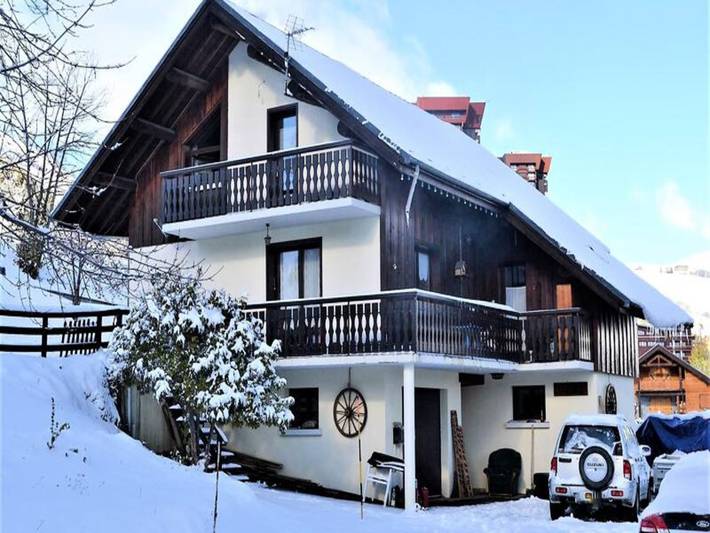 Chalet pour 12 personnes, avec balcon, adapté aux familles dans Le Corbier - 3