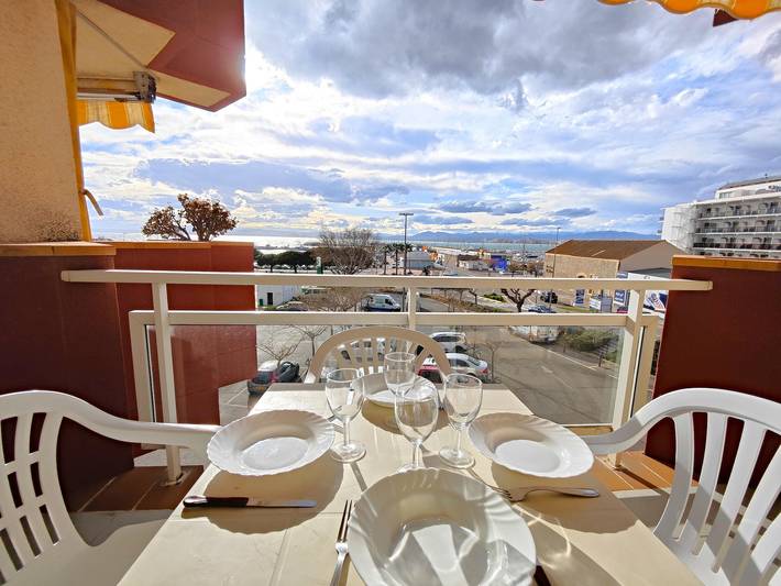 Appartement de vacances pour 4 personnes, avec terrasse à Roses