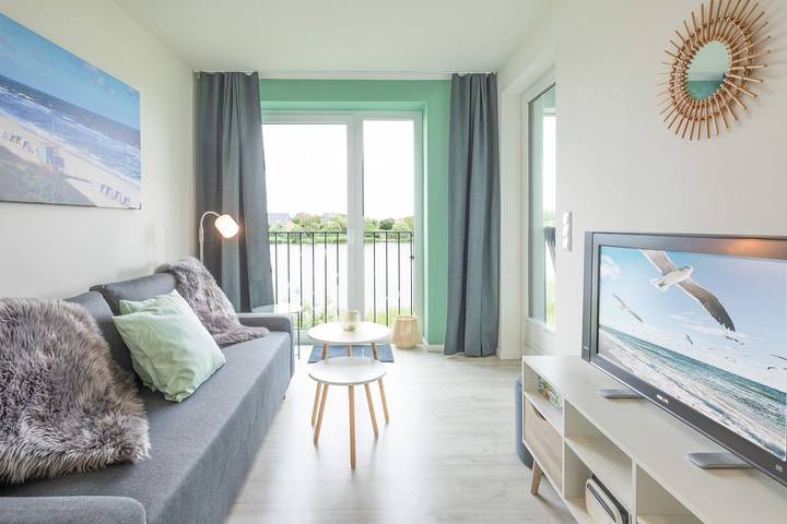 Ferienwohnung für 3 Personen, mit Balkon und Ausblick sowie Seeblick - 1