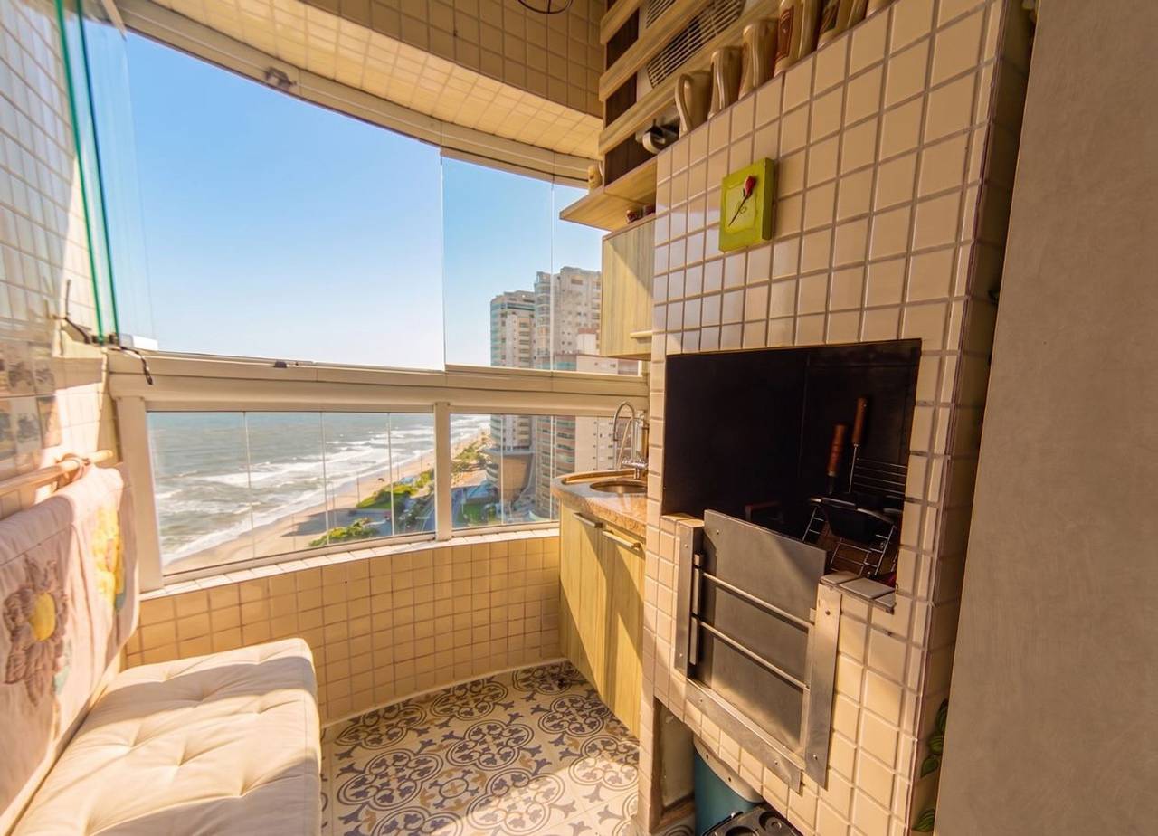 Ganze Wohnung, Apto Beira-Mar com Garagem e Vista Mar no Caiçara in Vila Caiçara, Praia Grande