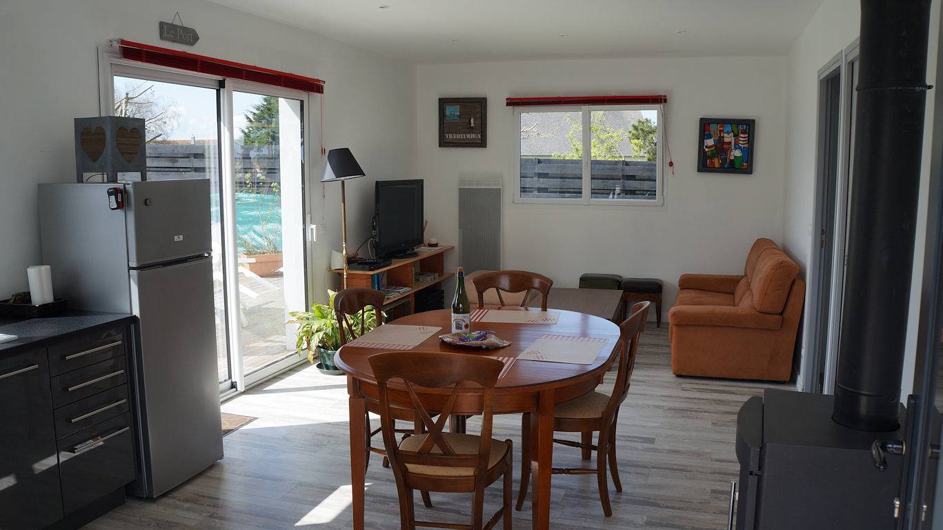 Maison bois tout confort, à 5 min plage de Pors Mabo in Trébeurden, Côte de Granit Rose