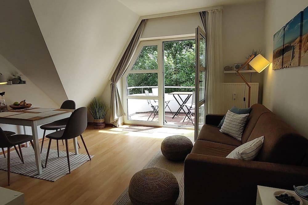 Ganze Wohnung, Gemütliches Appartment \"Flunder\" mit Balkon und Blick ins Grüne in Büsum, Dithmarschen