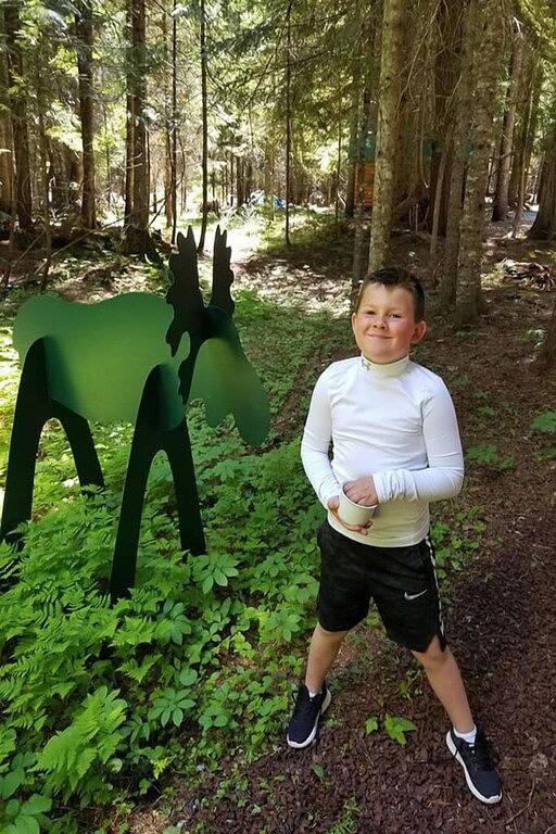 Das Hotel liegt in einem privaten Waldgebiet mit einem schönen Creekfront Trail zu erkunden. in Kaniksu Nationalwald