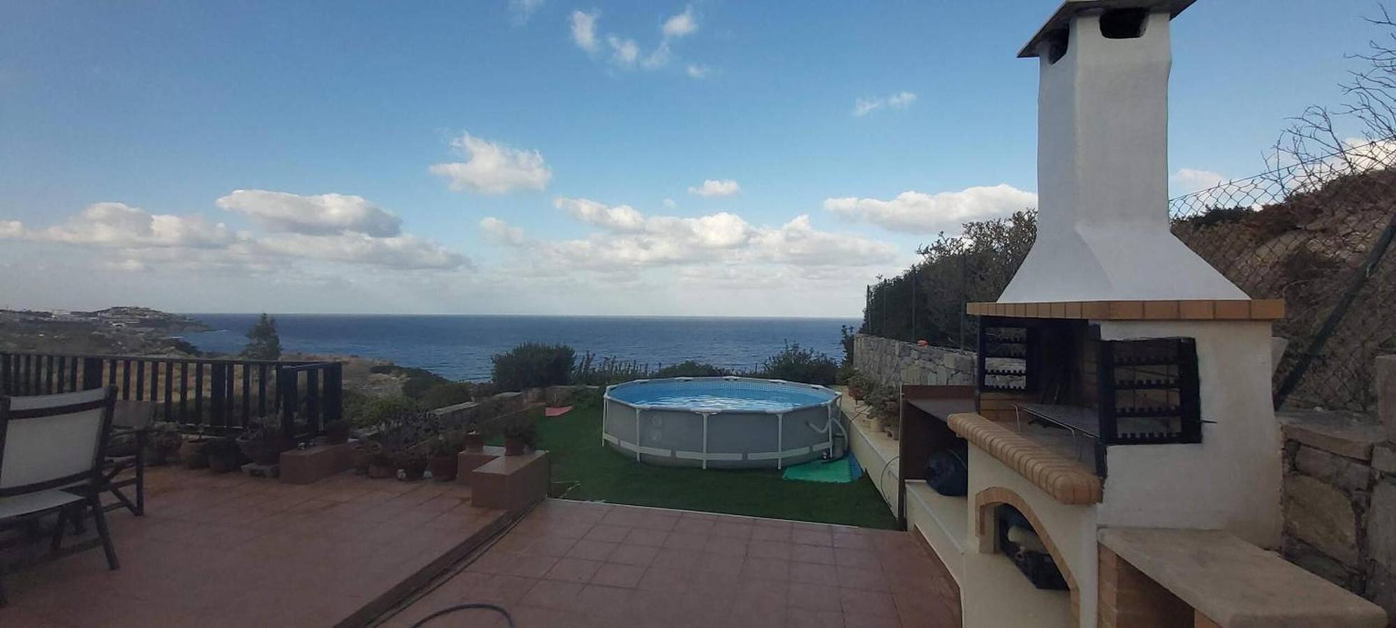 Villa 'Stella Ioannis' mit Meerblick, Wlan und Klimaanlage in Lygaria, Achlada