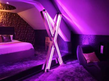 Gîte pour 2 personnes, avec jacuzzi ainsi que terrasse et sauna à Argentré-du-Plessis