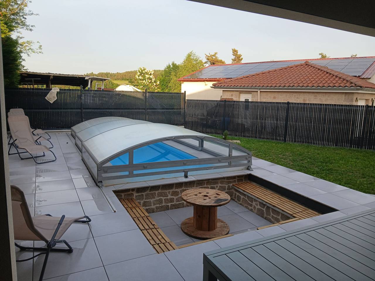 Haus mit Pool, Haustiere erlaubt - 6 Pers. in Saint-Victor-Malescours, Haute-Loire