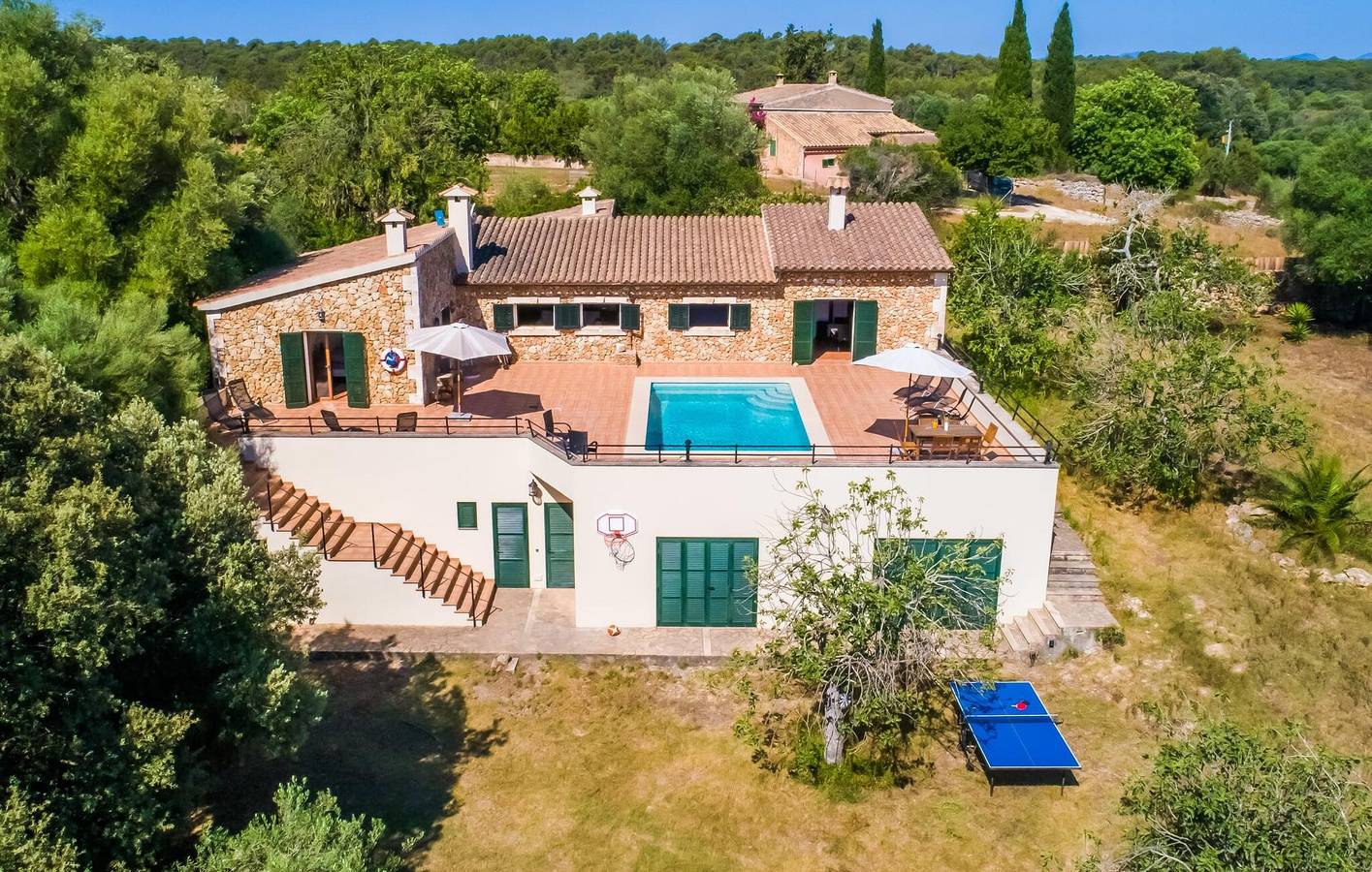 Sonnige Wohnung mit Pool in Pina (Mallorca) in Sencelles, Mallorca Inselmitte