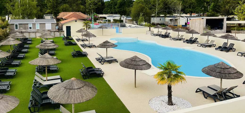 Mobil home pour 6 personnes, avec piscine et terrasse à Vensac - 2