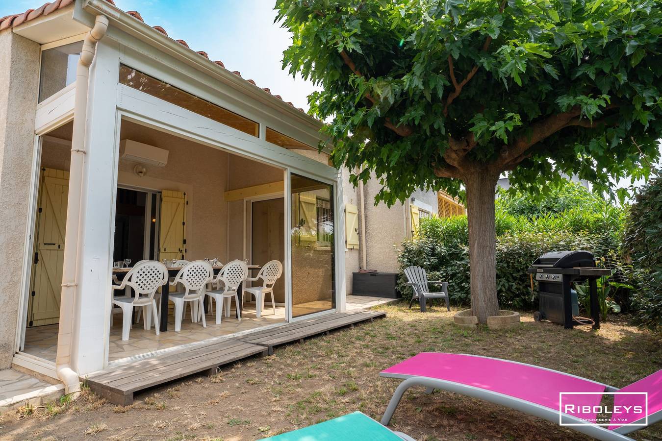 Villa T4 à 450m de la plage avec climatisation in Vias Plage, Vias