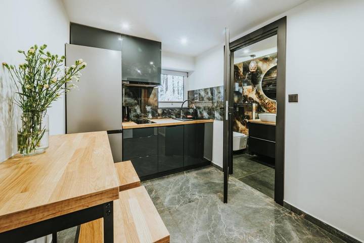 Casa de huéspuedes para 6 personas, con terraza y vistas en Polonia