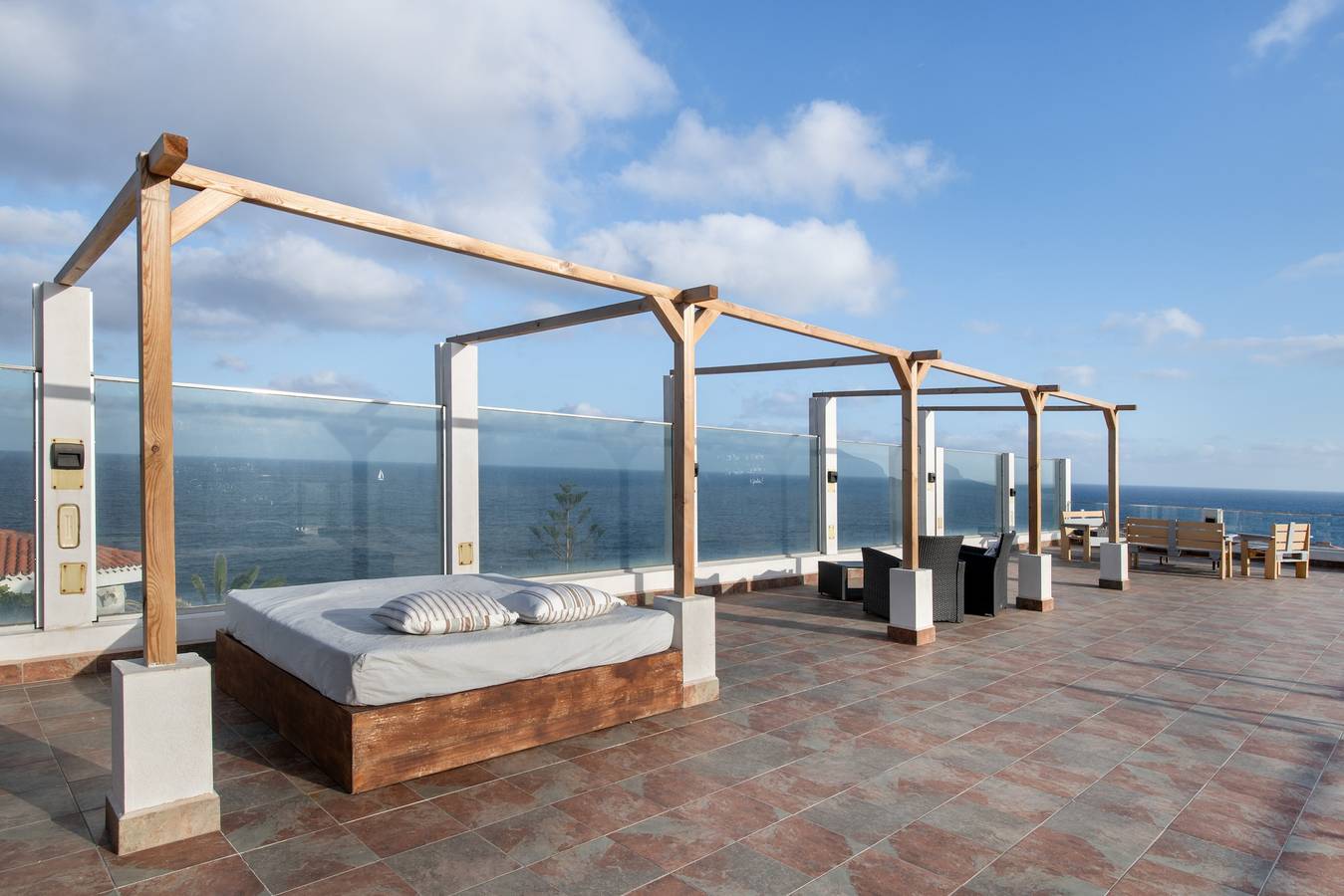 Maison de vacances 'Viento De Sal' avec vue sur la mer, piscine partagée et Wi-Fi in La Cangrejera, Villa de Mazo