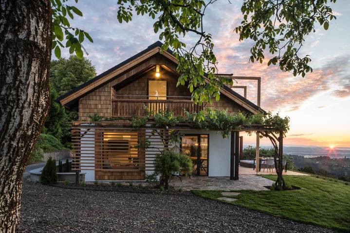 Ferienwohnung für 4 Personen, mit Garten und Sauna sowie Ausblick, mit Haustier in Weststeiermark - 2