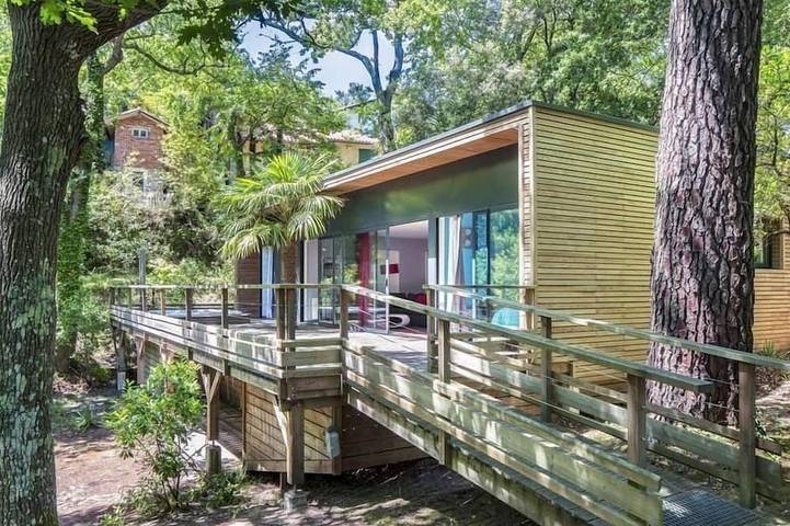 Maison de vacances pour 6 personnes, avec Jacuzzi et Terrasse dans Le Moulleau