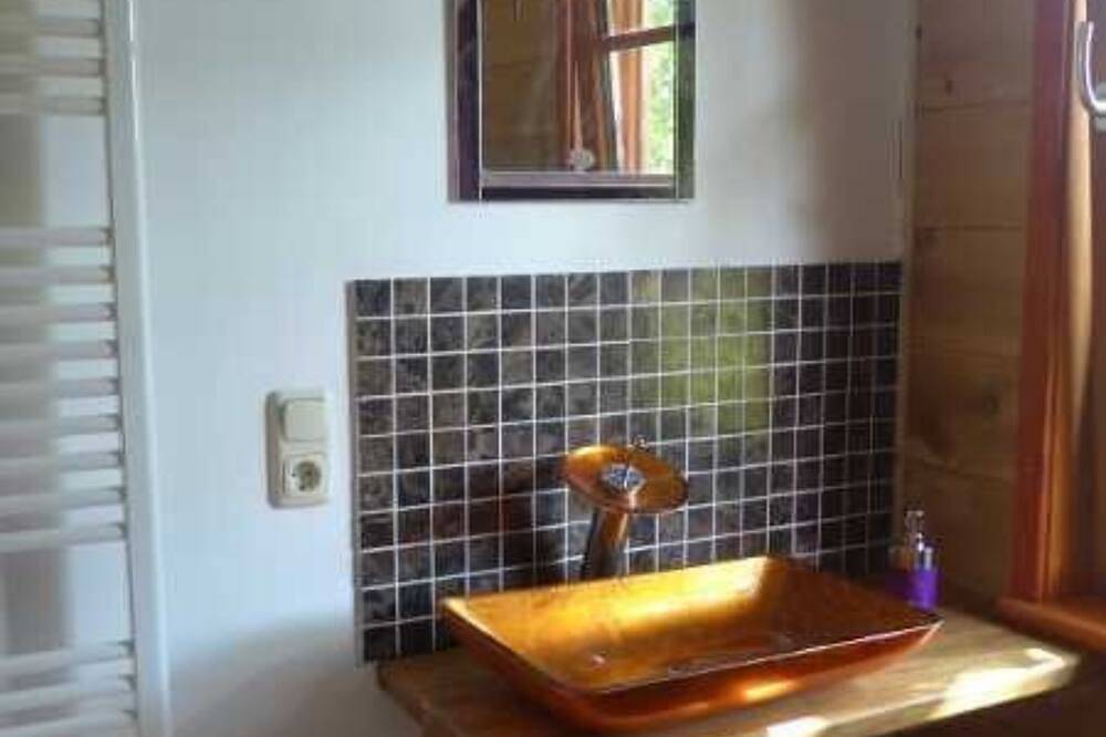 Zedernblockhaus Zbz Anna - Gästehäuser Eva-Maria und Reinhard Köhler in Hinrichshagen, Vorpommern Greifswald