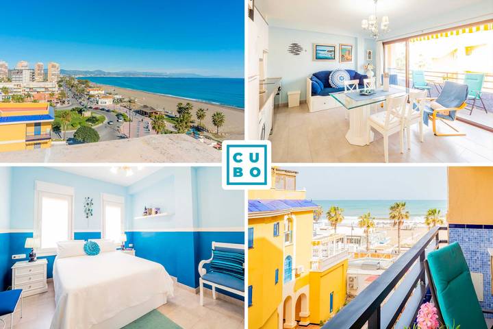 Apartamento para 4 personas, con vistas al mar y terraza en Playa El Bajondillo