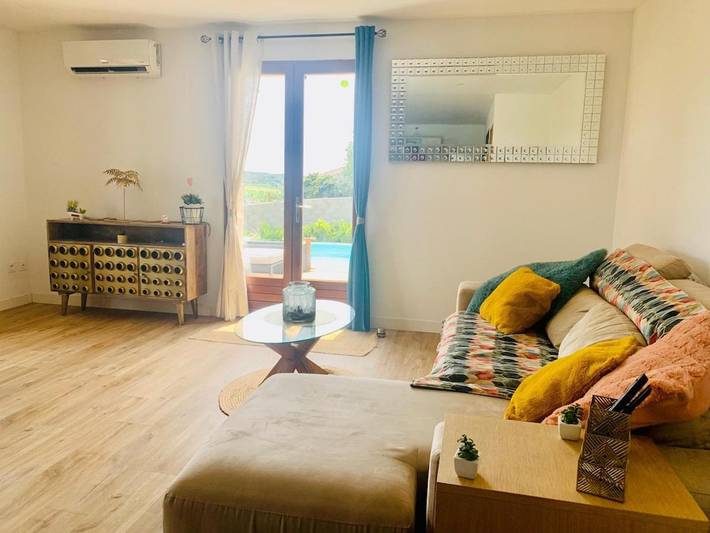 Maison de vacances pour 6 personnes, avec jardin ainsi que jacuzzi et piscine