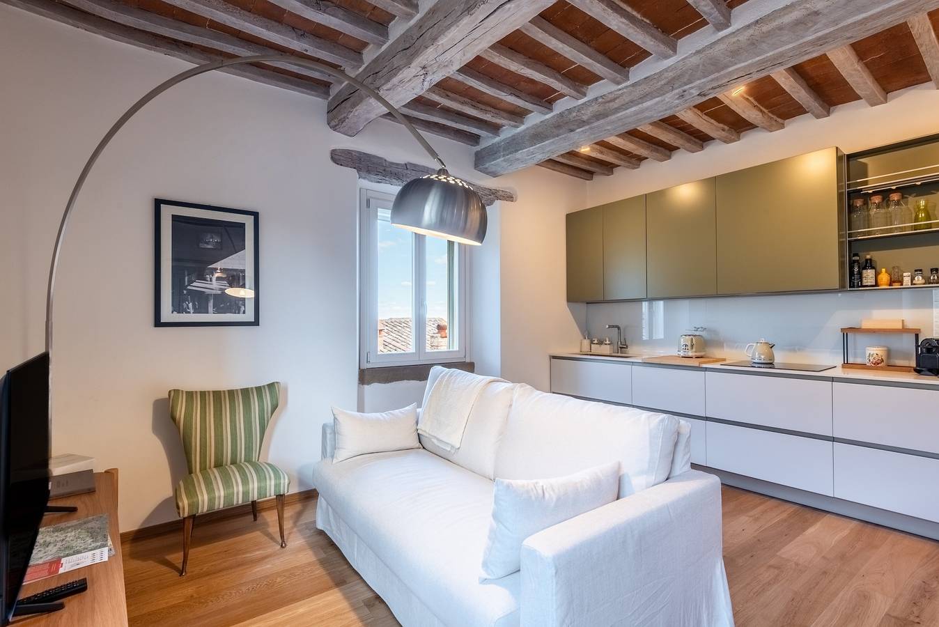 Ganze Wohnung, Apartment 'Il Bel Soggiorno' mit Blick auf die Hügel in Radicondoli, Siena Provinz