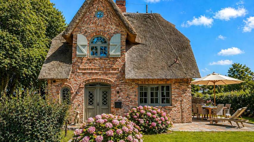 Ferienhaus für 6 Personen, mit Garten und Terrasse sowie Sauna in Archsum