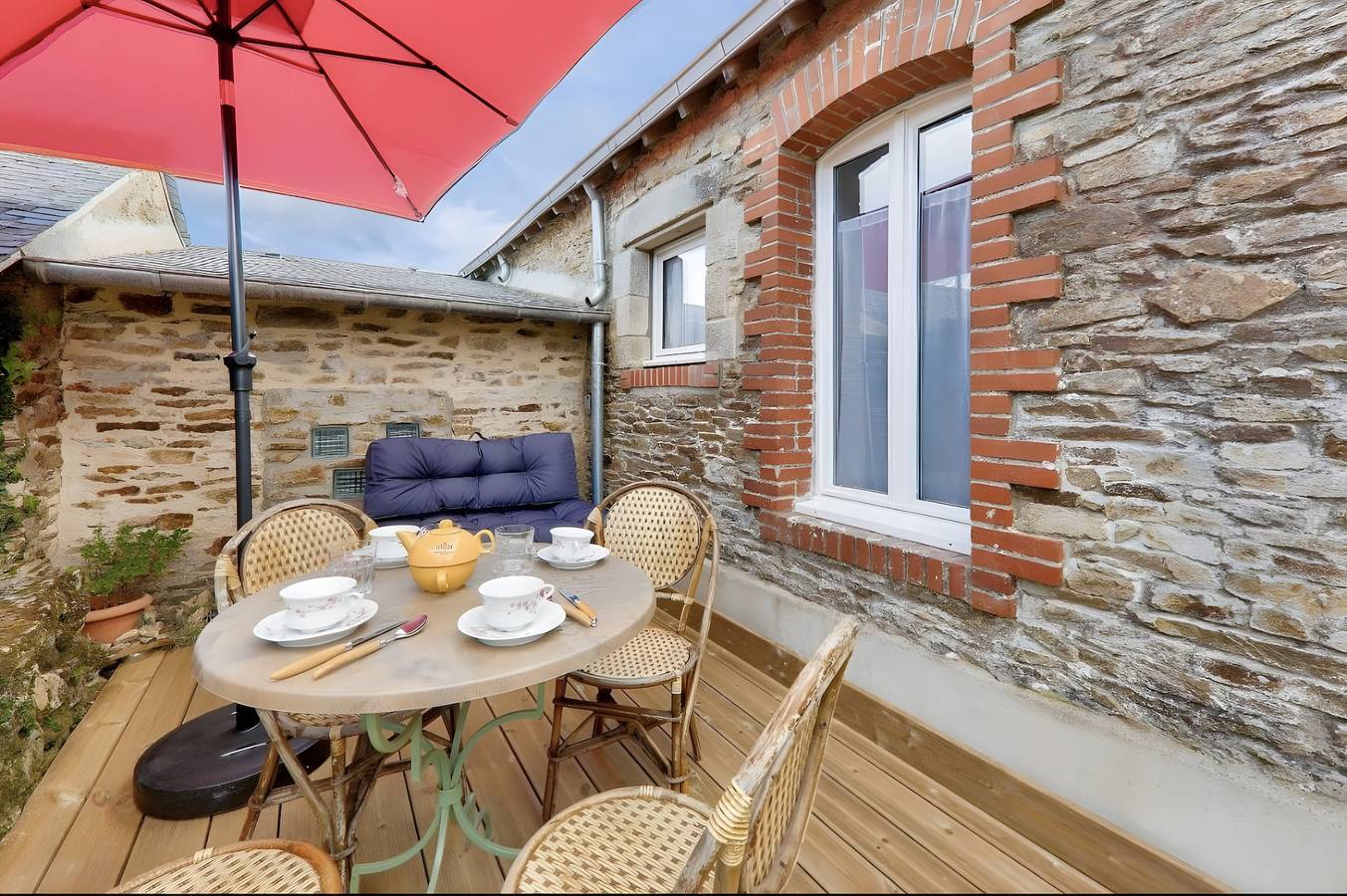Maison de vacances « Ty Bihan Sioul » avec terrasse et Wi-Fi in Sarzeau, Côte des Mégalithes