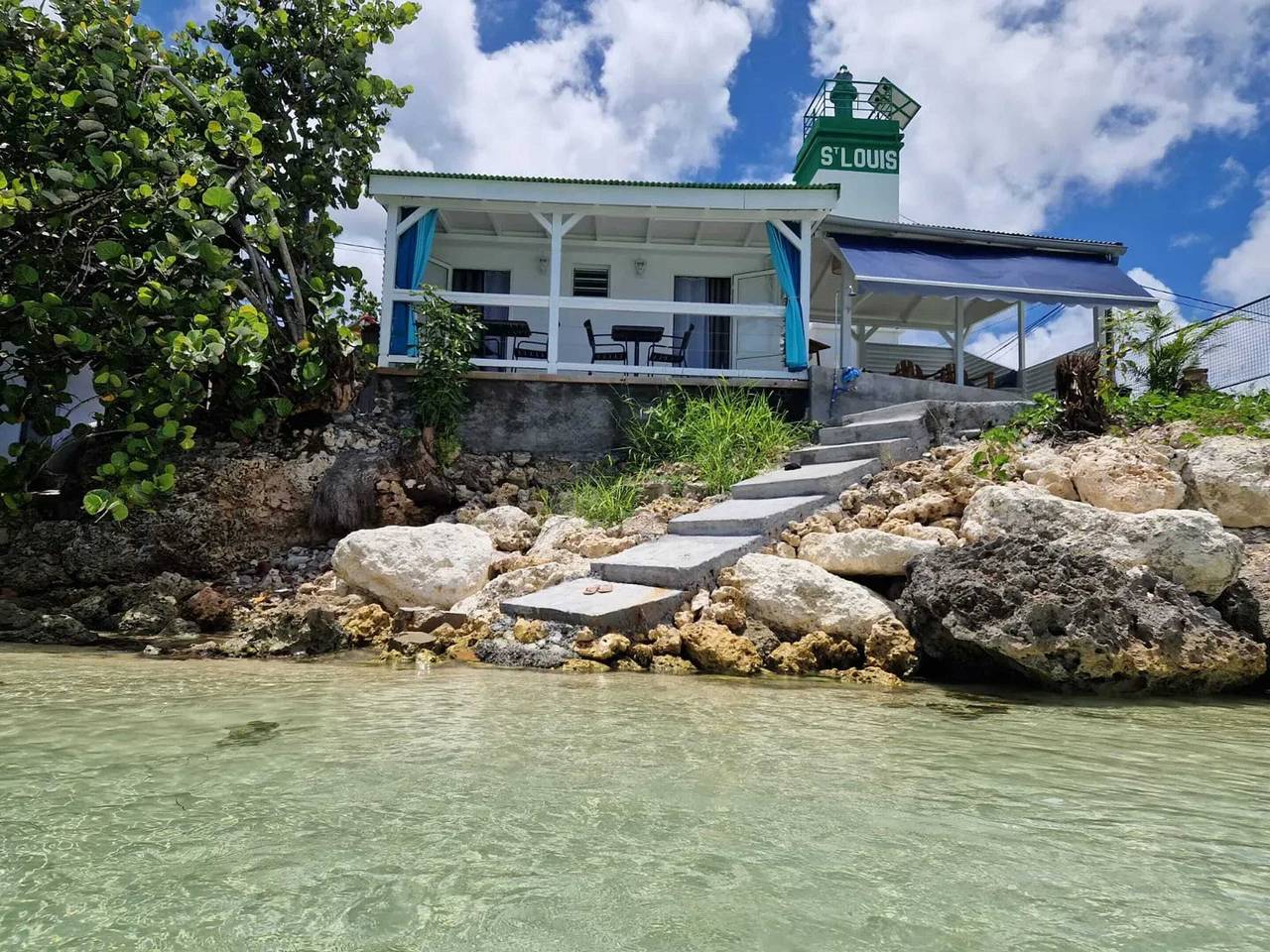 Casa cómoda en Saint Louis, 120 m², vista al mar in Baie-Mahault, Guadalupe