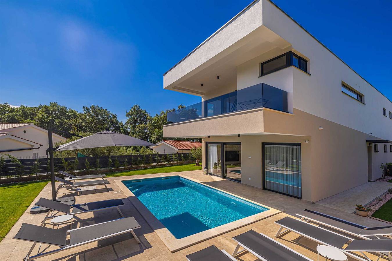 Ferienhaus Olive Blue mit privatem Pool in Omisalj, Krk