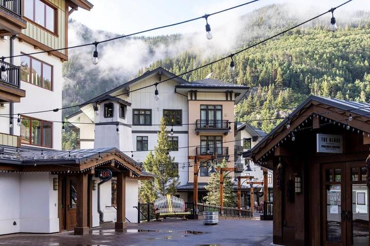 Hotel dla 4 osób, z jacuzzi i sauna oraz basen i balkon w Nowy Meksyk
