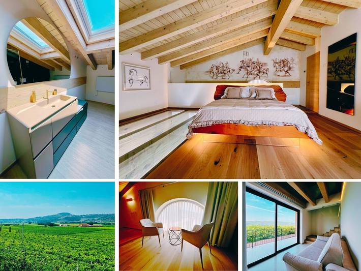 Entire apartment, 45 m² Soundproof Room with Private Bathroom and Terrace – Up to 4 Guests in Illasi, Verona Province