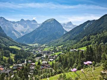 Hütte für 4 Personen, mit Terrasse und Garten, kinderfreundlich in Vorarlberg