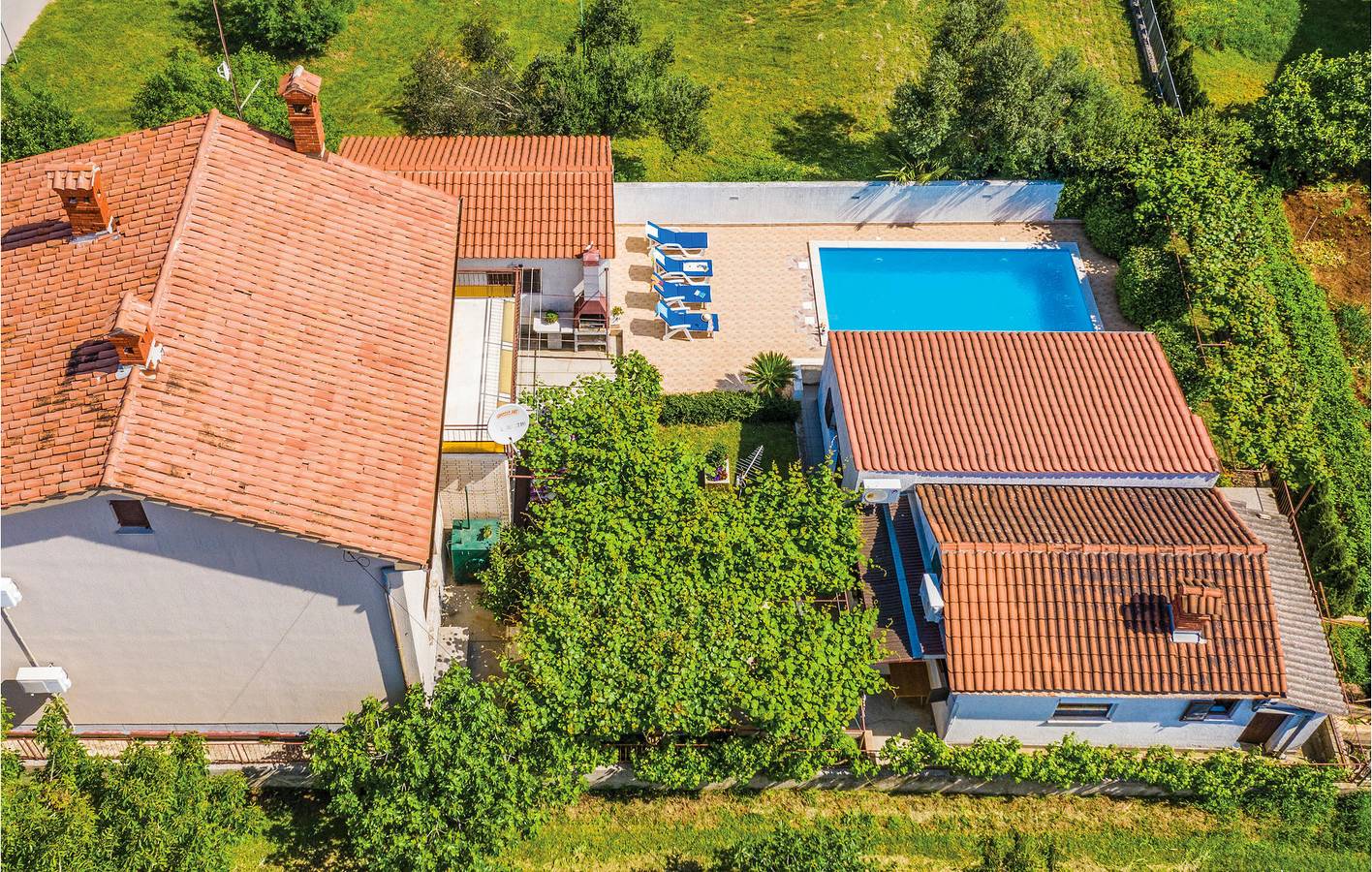 Ferienhaus für 10 Personen mit Terrasse in Stinjan, Südküste Istrien