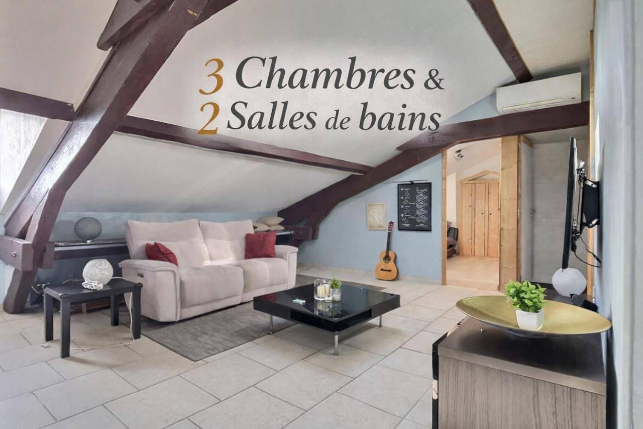 Appartement entier, Appartement 3 chambres proche gare in Ambérieu-en-Bugey, Belley