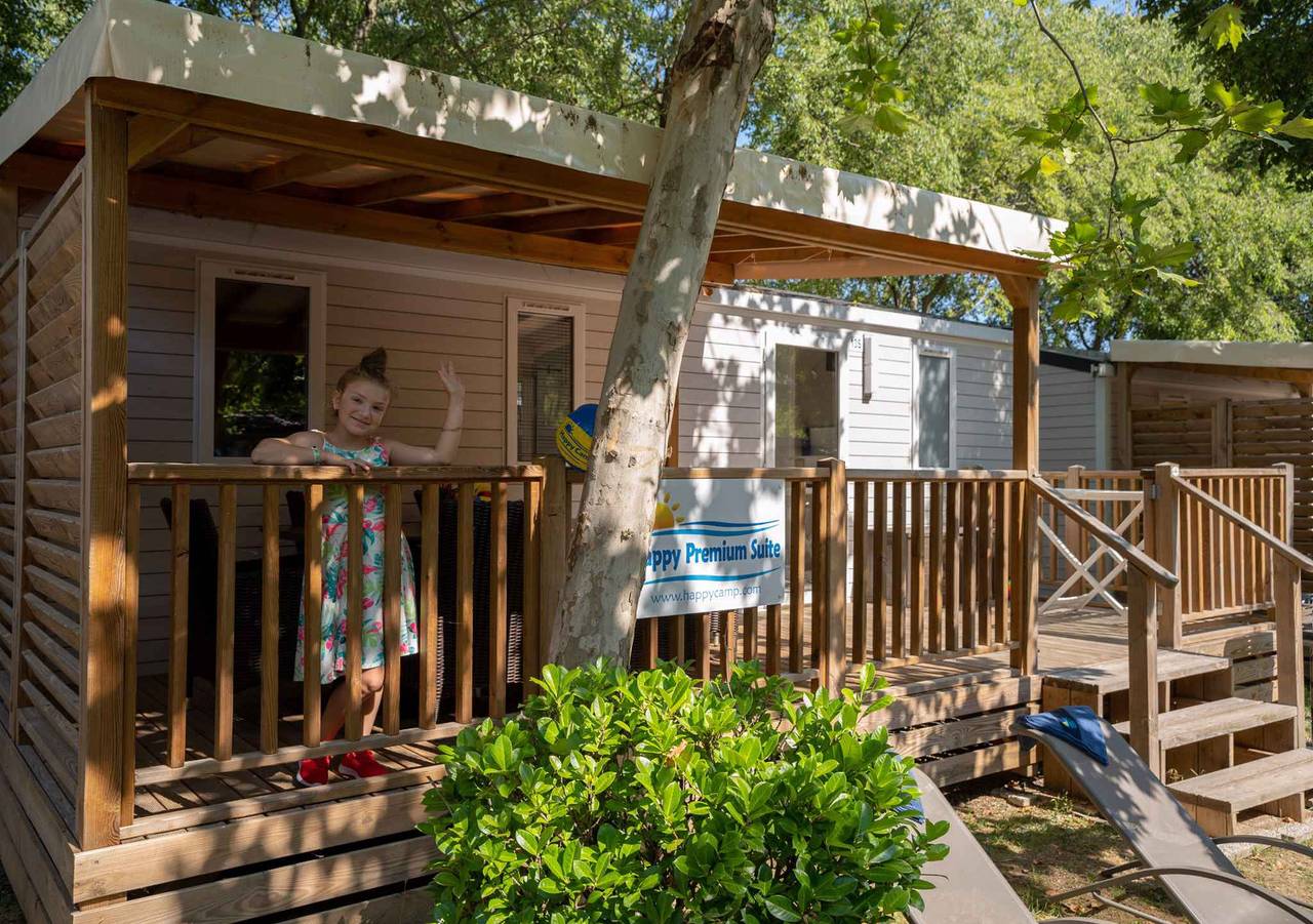 Mobilehome mit Terrasse und Klimaanlage  in Cisano, Bardolino