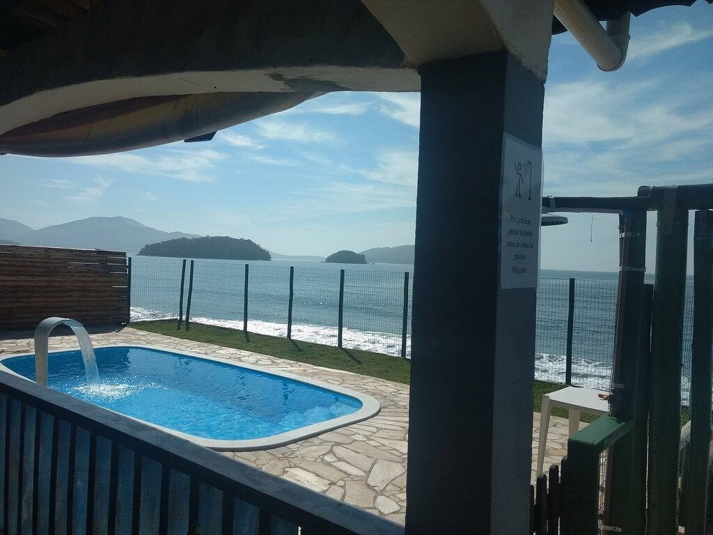 Fuss Im Sand - Schönes Haus Am Strand - Raum Und Komfort - Pool Und Grill in Caraguatatuba, Região Metropolitana do Vale do Paraíba e Litoral Norte