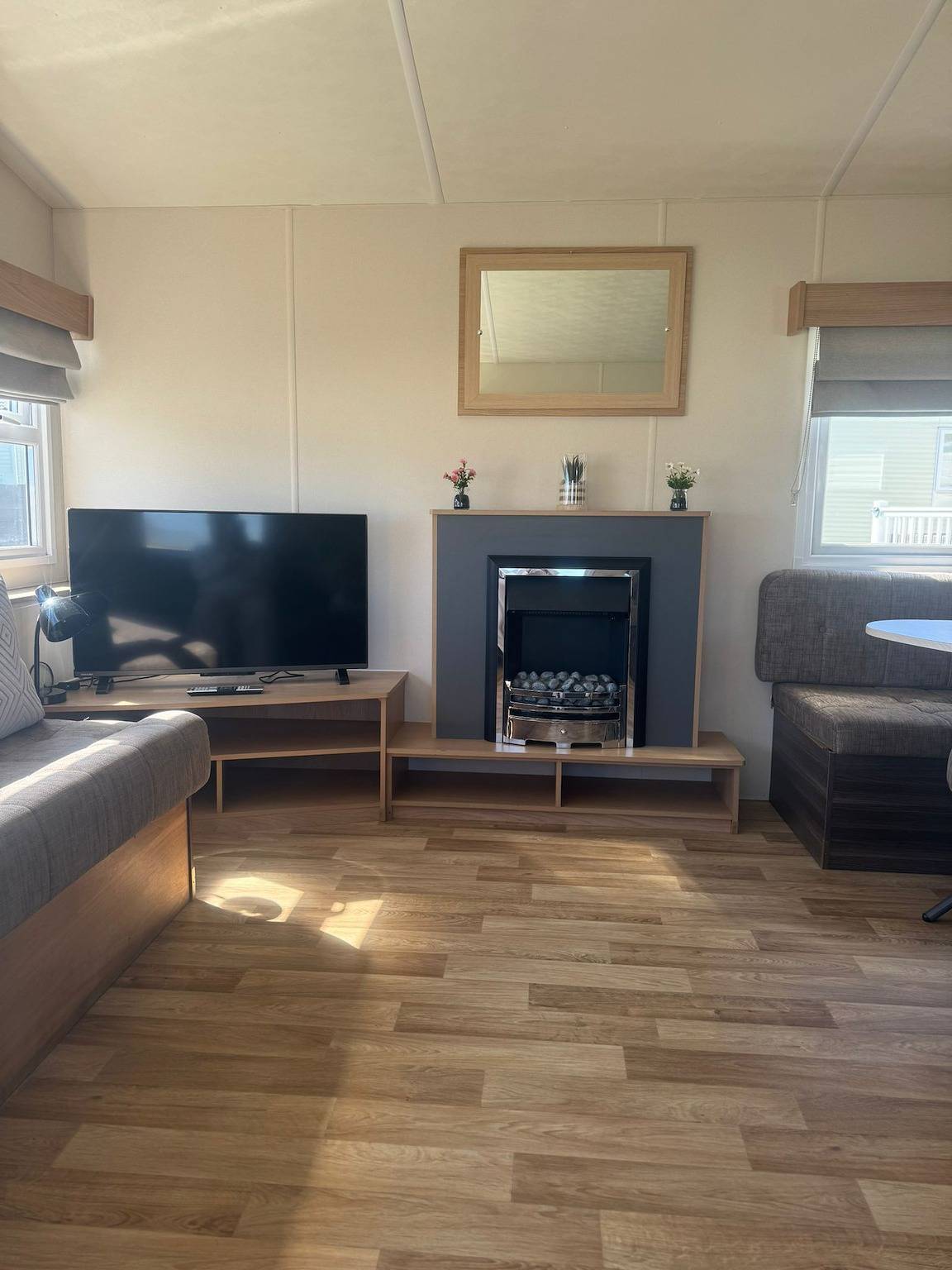 Blockhütte für 4 Personen mit Meerblick in Moray