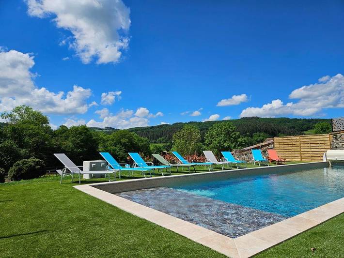 Maison de vacances pour 6 personnes, avec vue ainsi que piscine et jardin - 1