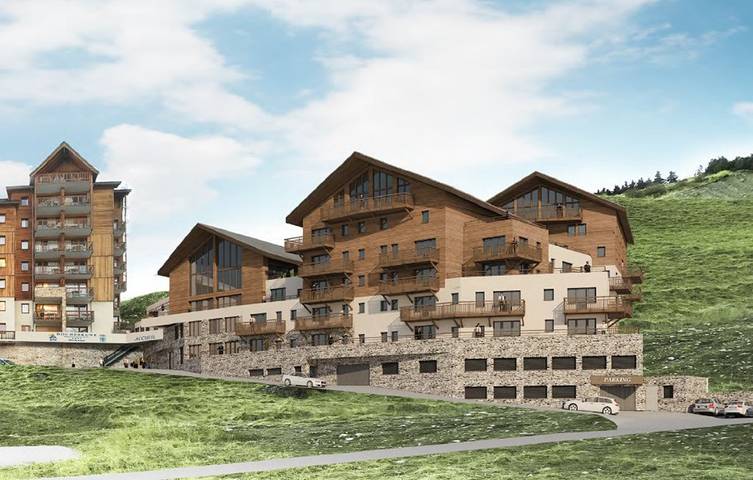 Location de vacances pour 2 personnes, avec balcon et piscine ainsi que jacuzzi et sauna à Orcières
