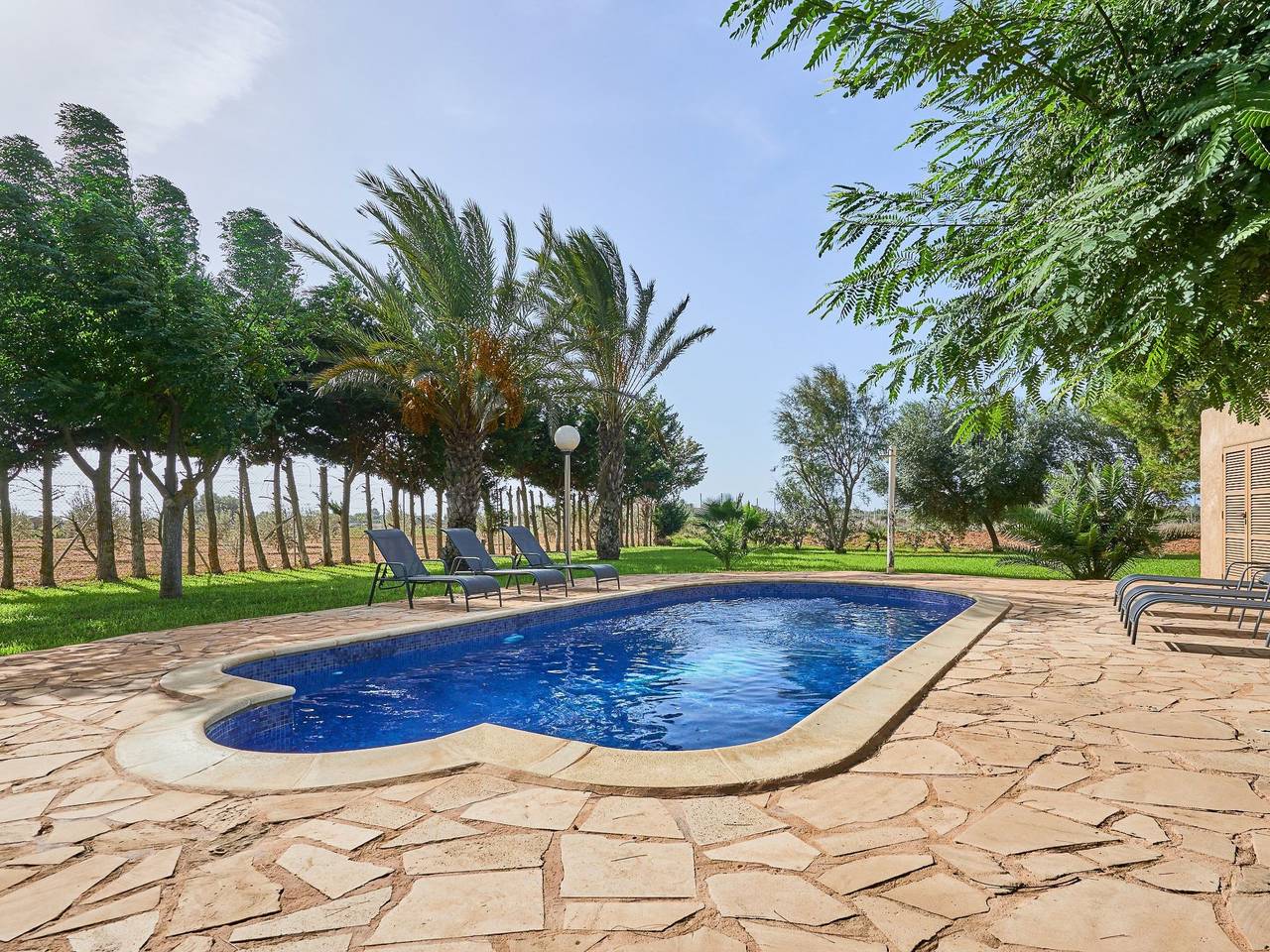 Rustikale Villa mit privatem Pool in Campos, Mallorca syd