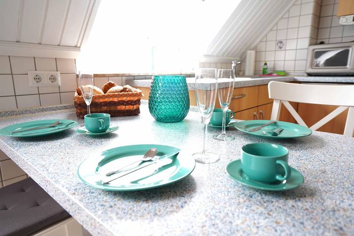 Ferienwohnung für 4 Personen, mit Garten und Ausblick, mit Haustier in Dunum - 2