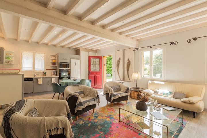 Maison de vacances pour 3 personnes, avec jardin dans Haute-Normandie