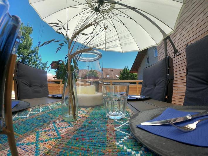Ferienwohnung für 4 Personen, mit Balkon und Terrasse in Kirchheim unter Teck