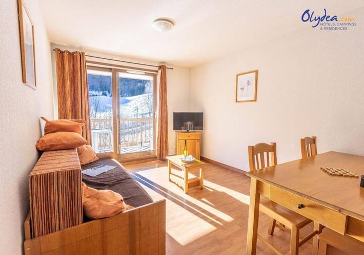 Appart’hôtel pour 2 personnes, avec Balcon ainsi que Terrasse et Piscine