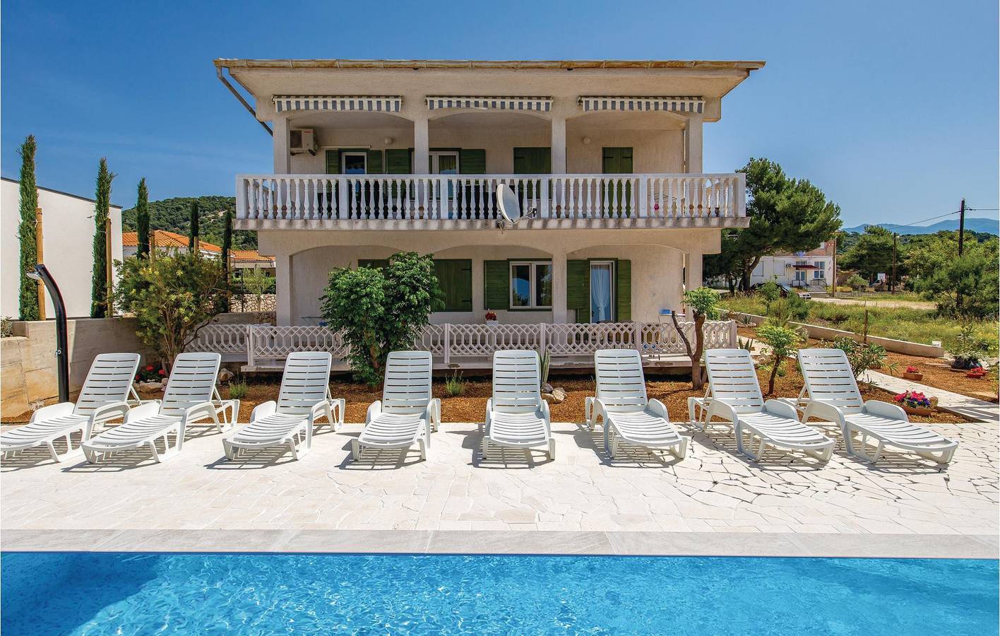 Ganze Ferienwohnung, Ferienwohnung für 6 Personen mit Terrasse in Barbat na Rabu, Rab