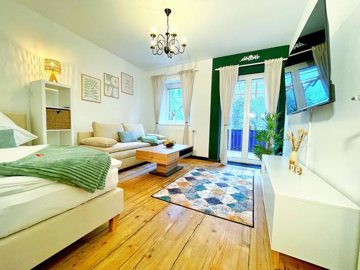 Ferienwohnung für 5 Personen, mit Balkon und Ausblick in Passau