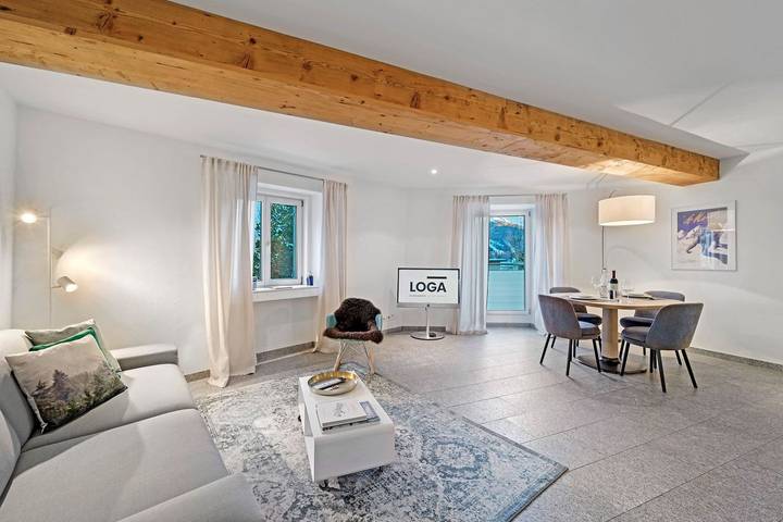 Ferienwohnung für 2 Personen, mit Terrasse und Ausblick in St. Moritz - 2