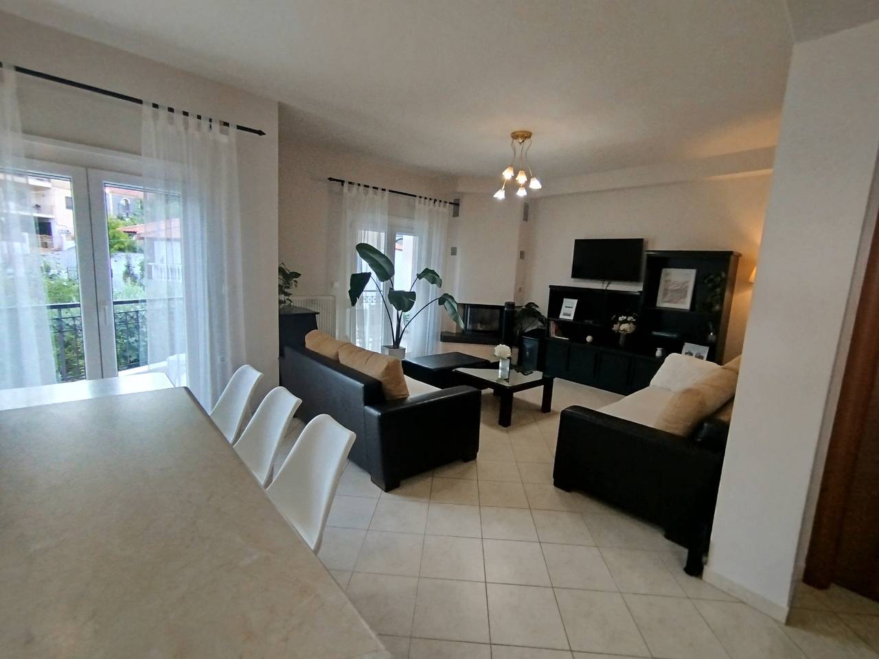 Ganze Wohnung, Apartment 'Aelia Horizon' mit privatem Balkon in Mirtofito, Eleftheroupoli