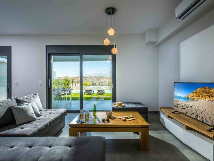 Ferienhaus für 5 Personen, mit Balkon und Terrasse sowie Garten und Pool in Pitsidia - 4