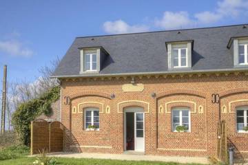 Gîte pour 4 personnes, avec jardin, animaux acceptés à Ypreville-Biville