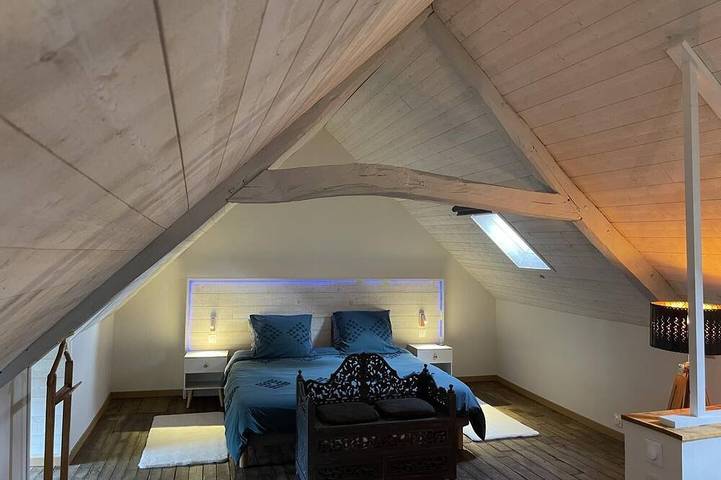 Location de vacances pour 4 personnes, avec piscine ainsi que jardin et terrasse à Saint-Gravé - 3